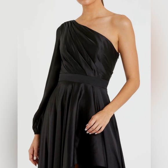 IEENA FOR MAC DUGGAL 49141 
High Low One Shoulder Flowy Gown - Picture 2 of 6